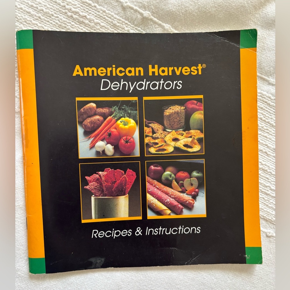 American Harvest Dehydrators recipe book 📕